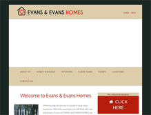 Tablet Screenshot of evansandevanshomes.net